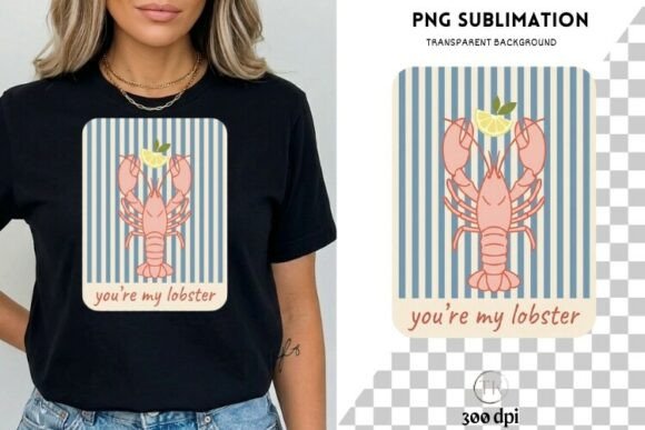 Download Lobster Love PNG | Beach Couple Shirt - Beach couple Collection