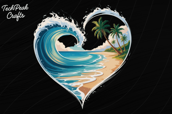 Download Heart Wave Beach PNG Summer Clipart - Summer clipart Collection