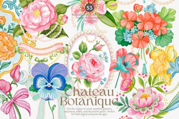 Download Chateau Botanique Clipart Set - Premium Bundle