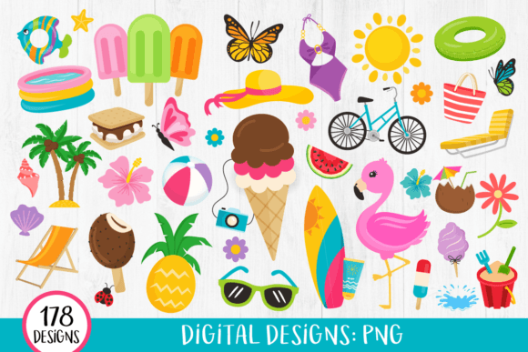Download Summer Clipart, Pool Party Beach Clipart - Summer clipart Collection