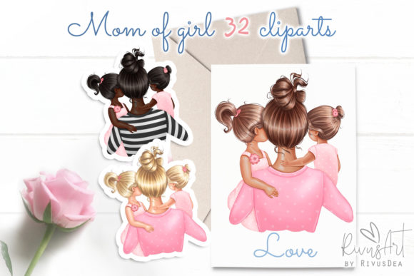 Download Mother’s Day Clipart. Mother Daughter - Premium Resources