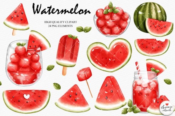 Download Watermelon Clipart, Summer Clipart - Summer clipart Collection