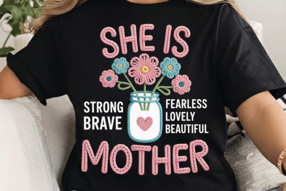Download She is Mother, Inspirational Mom Design - Premium Resources